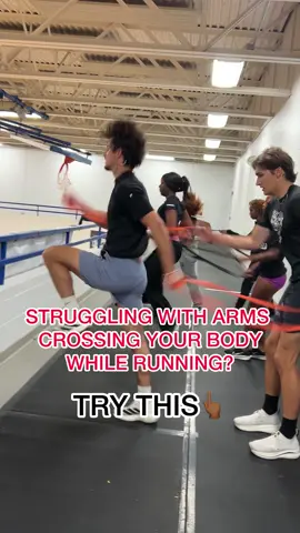 New drill alert 🚨 In this simple yet effective arm drill, we tied bands around the athletes wrist and had a partner act like a “puppet master”..literally forcing the arms up and down in the right path. By physically forcing the arms through the correct path, athletes build muscle memory for what efficient sprinting mechanics should feel like. Once you get the rhythm, you can take the bands off and carry that same clean arm drive into your sprinting.  #hurdles #fast #speed #track #trackandfield #fixarms