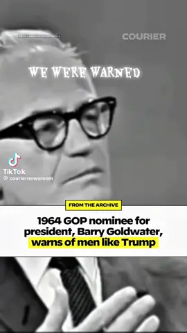 #Alexandria #Joshua #Donna. I didn't agree with Barry Goldwater and most things, however, he was right, on this subject.
