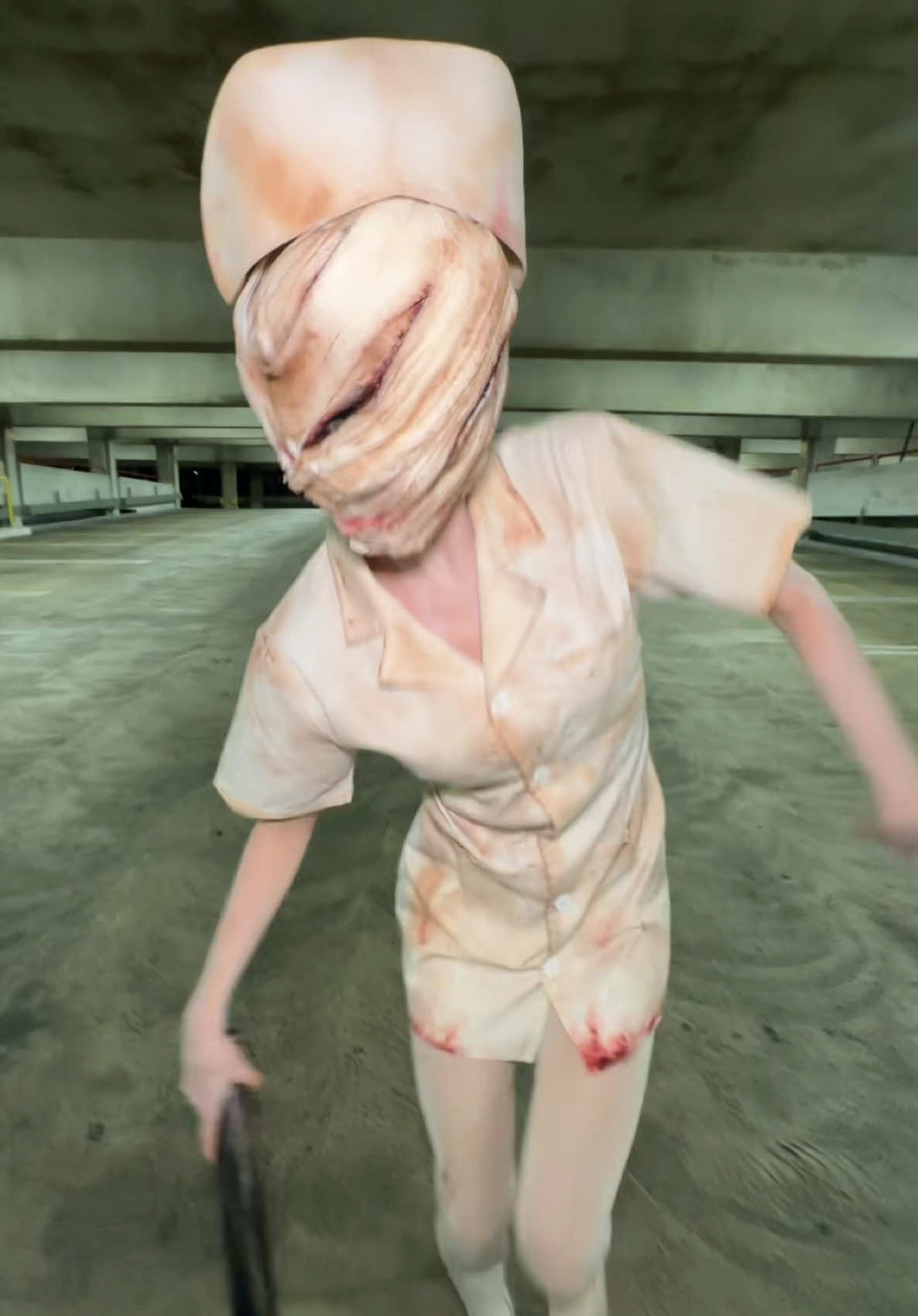 Did I win this trend? #silenthill #silenthillcosplay #silenthillnurse #halloween #nataliereynolds silent hill nurse Halloween costume 