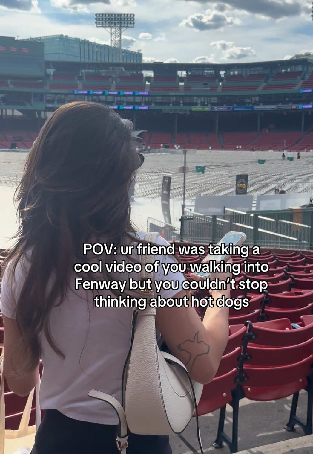 Fenway franks on the brain 24/7 #fenwaypark #boston #jonasbrothers #hotdog @Julie Russell  