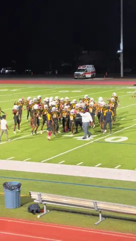 First Game in the Playoffs 🏈  They Did That 👏🏾👏🏾 #football #playoffs #fyp #footballmom #middleschool 