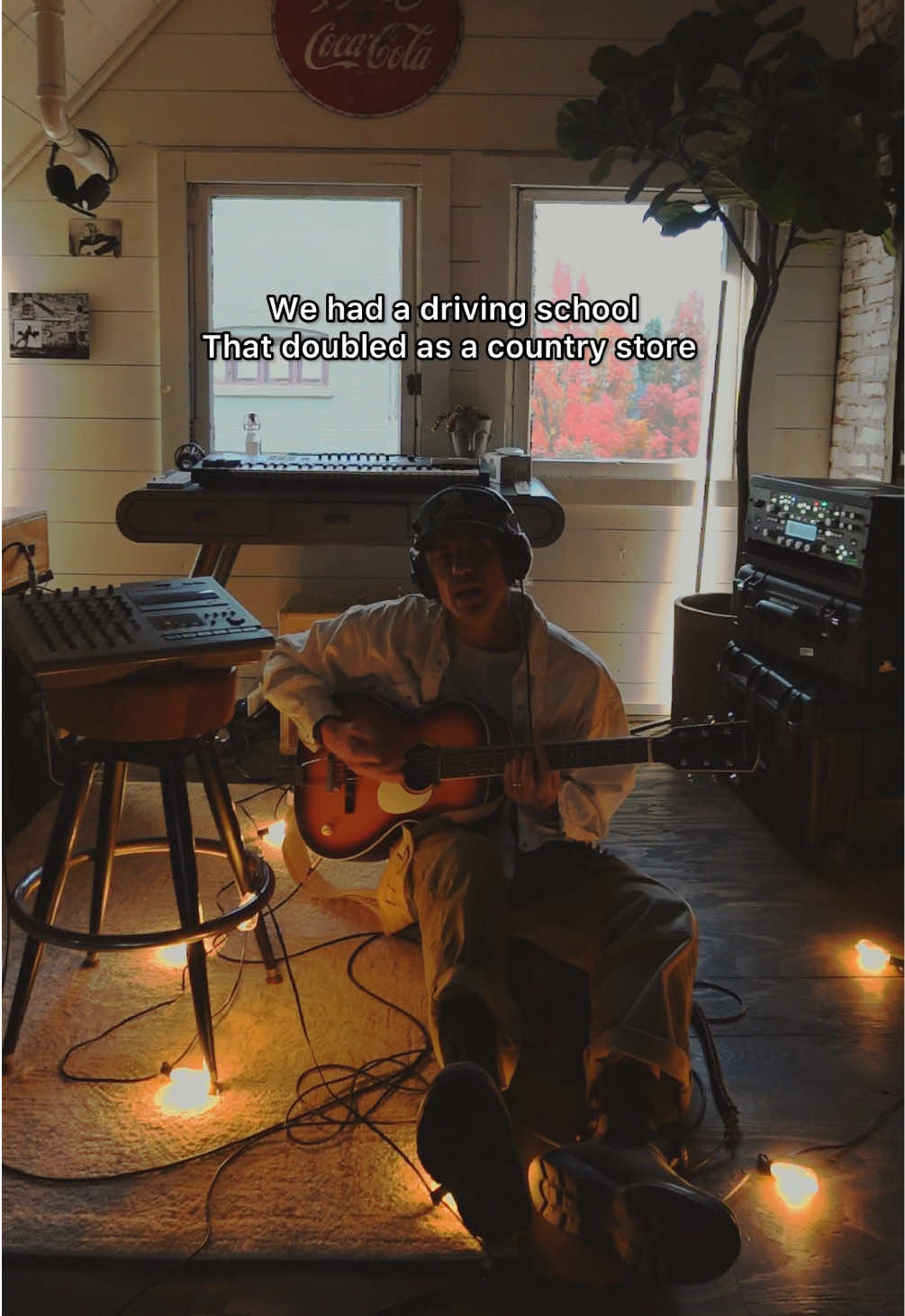 I wrote this song today. It’s about my hometown and the feeling of returning to somewhere that doesn’t exist anymore. It’s called ‘Felida’ 