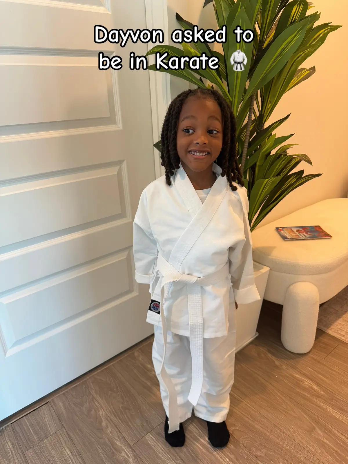 I try to sign my son up for as many extracurricular as possible. He such an active kid. ❤️✨ #boymom #DayvonJr 