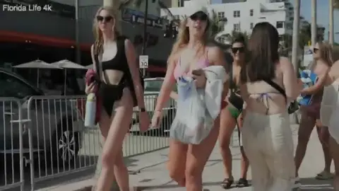 ITALO DISCO - Alex Rasov & Era  Instrumental Mix (🎹 Danekoo1 - Video Florida Life 4k )BIKINI 4K FAN