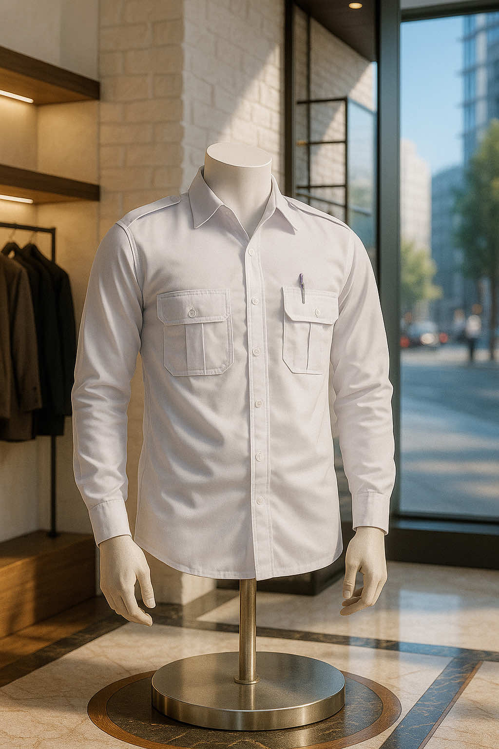 Seragam Dinas Pria Lengan Pendek Seragam Pabrik Baju Satpam Putih Panjang Kerja size I wtac pdk merah #seragam #seragamdinas #baju #kemeja 