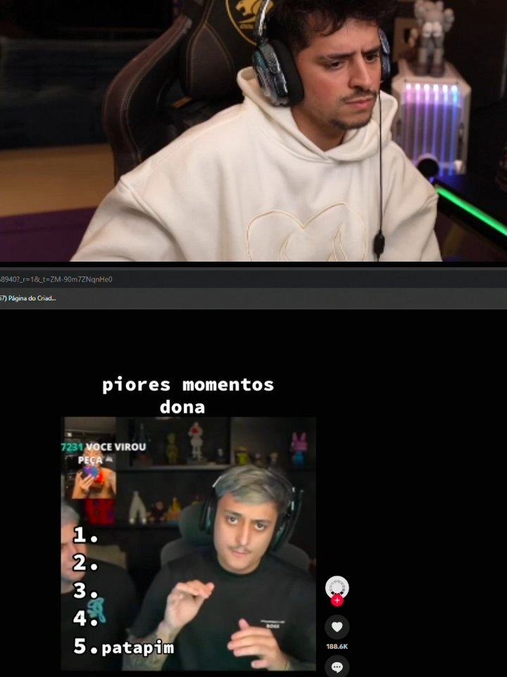 melhores momento do dona kkk #cortesloudcoringa #loud_coringa #coringa #react