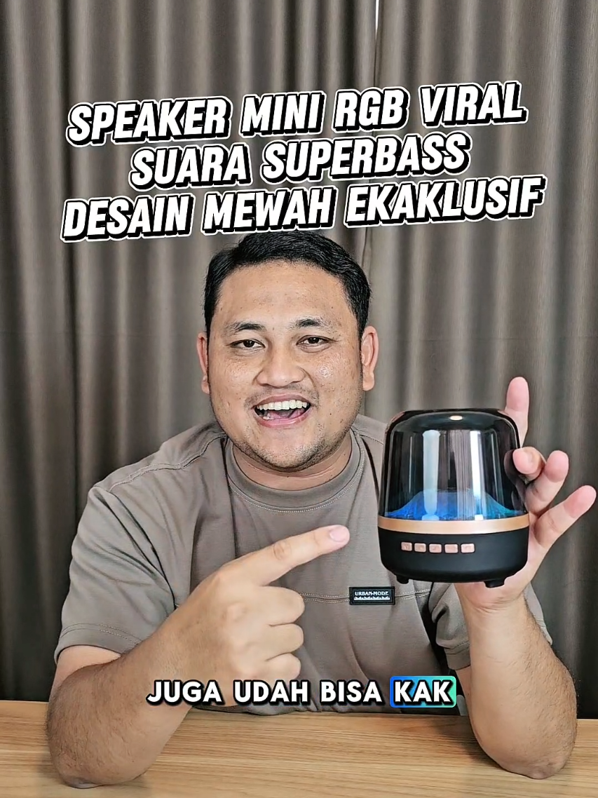 Membalas @harianto3851 rekomendasi speaker mini dengan desain mewah dan elegan serta punya suara menggelegar walaupun ukurannya mini😁 #speaker #speakerbluetooth #speakermini #speakerviral #kouo 