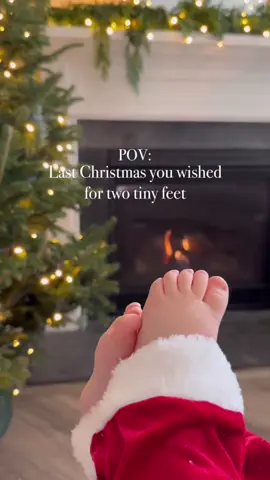From wish to reality those tiny feet are here 🥹💫 #babyboots #newmom #christmasmagic #angelbaby 