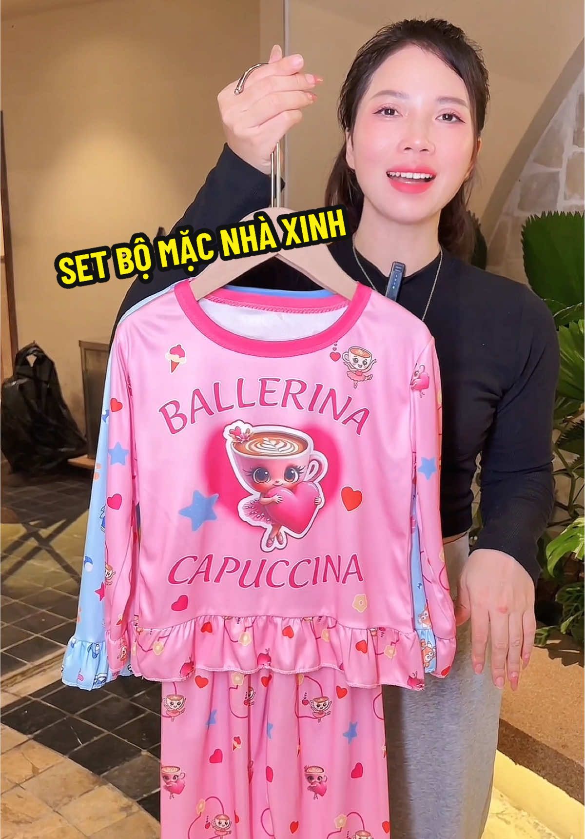 Set bộ mặc nhà xinh mềm cho bé gái #cohuereview #setbobegai #setbongubegai #setbomacnhabegai 