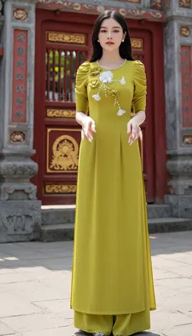 Áo Dài Tay Nhún Chất liệu Lụa #aodaivietnam #aodaivlog #aodai #aodaicachtan #aodaithietke 