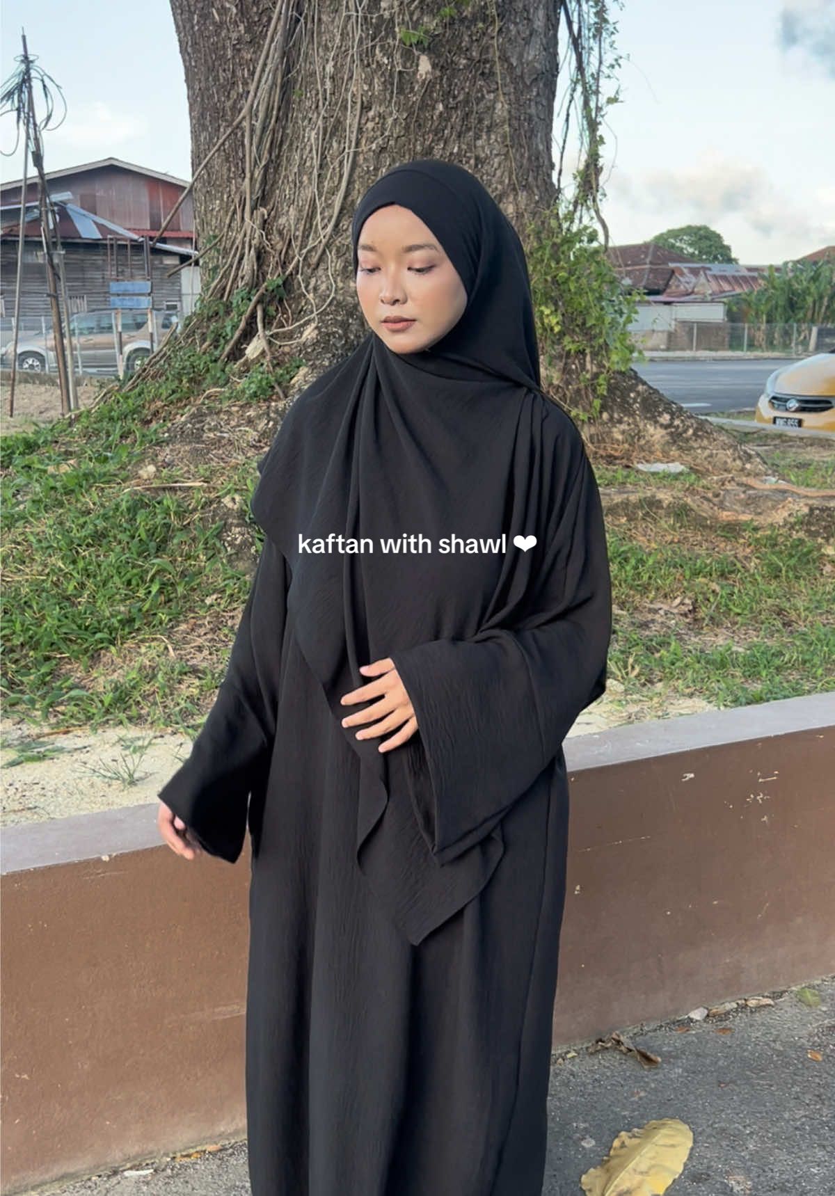 Replying to @qstna  material nampak premium tapi harga affordable je 🫶🏻 #abayagirls #kaftanviral #abaya 