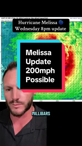 Hurricane Melissa Wednesday evening update major players going out for Jamaica, Cuba, the Caribbean and comical republic right now 🙏 #hurricane #melissa #weather #storm #jamaica 