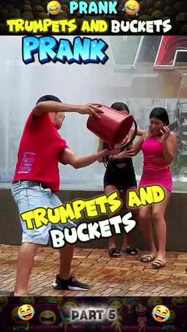 Prank: Trumpets and buckets | Part 5 #prank #comedyvideo #pranks #funny 