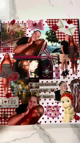 love, love, love🍓 #scrapbooking #journalspread #fyp #hobby #artsandcrafts 