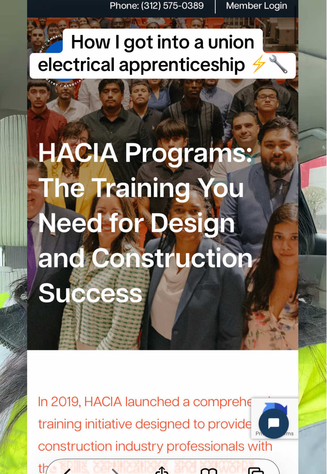 A little story time on how I got into the trades and some info on an amazing FREE construction program for Illinois residents!  #chicago #womenintrades #unionelectrician #bluecollar #electrician 