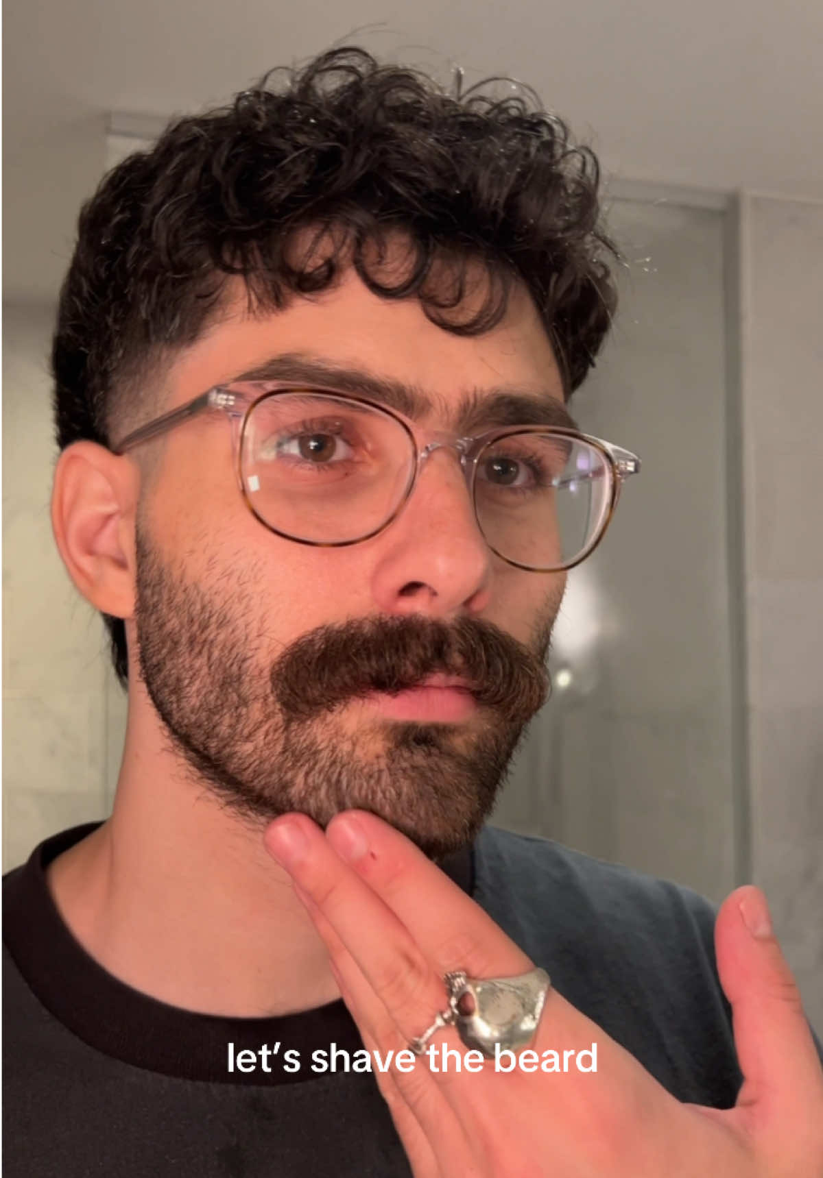 My beard got too long, let’s shave #mustache #menshair #mensgrooming #beard #SelfCare 