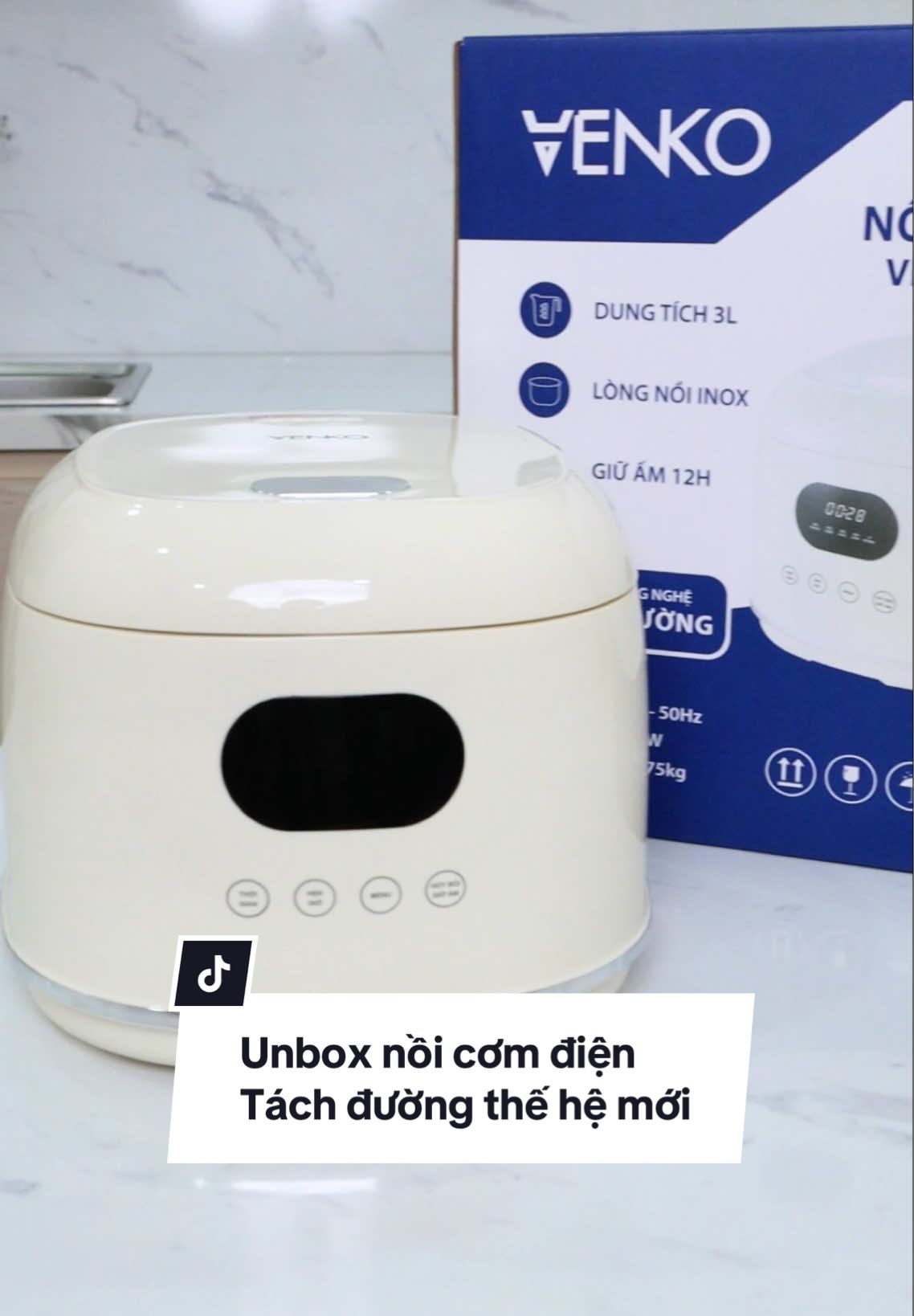 LOA LOA LOA 🔈 Nồi cơm điện tử tách đường VENKO VKTD3L thế hệ mới chính thức ra mắt. Cùng Venko đập hộp nhoaaa #venko #noicomdien #noicomdientachduong #noicomdiendanang #giadungtienich 