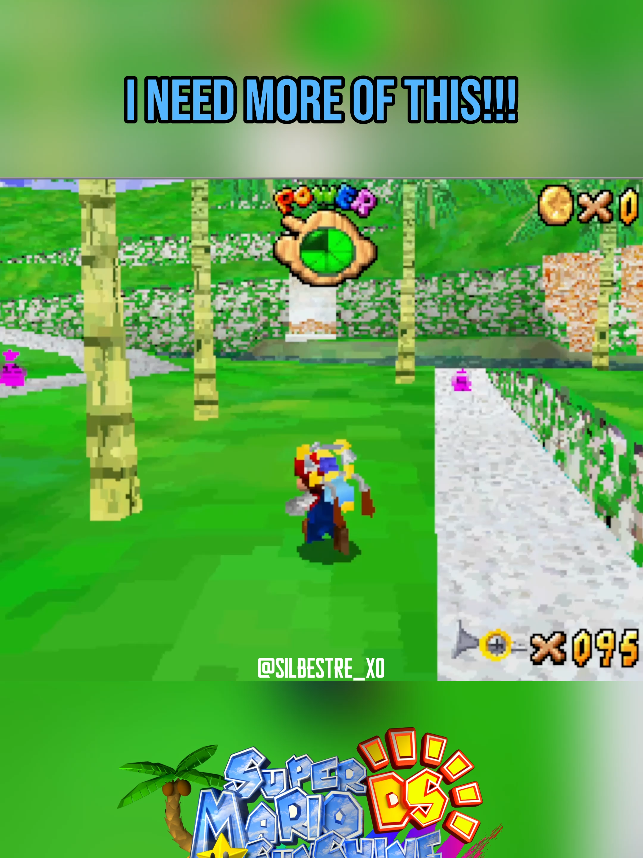 Mario Sunshine DS IS COOKIN RN!!! #mario #supermariosunshine #romhack #nintendods #gamingclips #GamingOnTikTok #retrogaming #fanmade #fyp #silbestre_xo