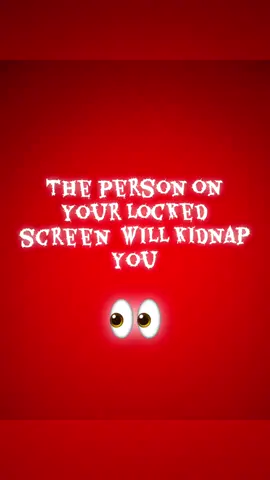 Who’s kidnapping you… show me your locked screen in the comments… 🤣🤣