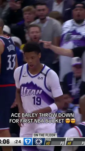 First of many for Ace Bailey 😤🔥 #basketball #bball #NBA #acebailey #hoops 