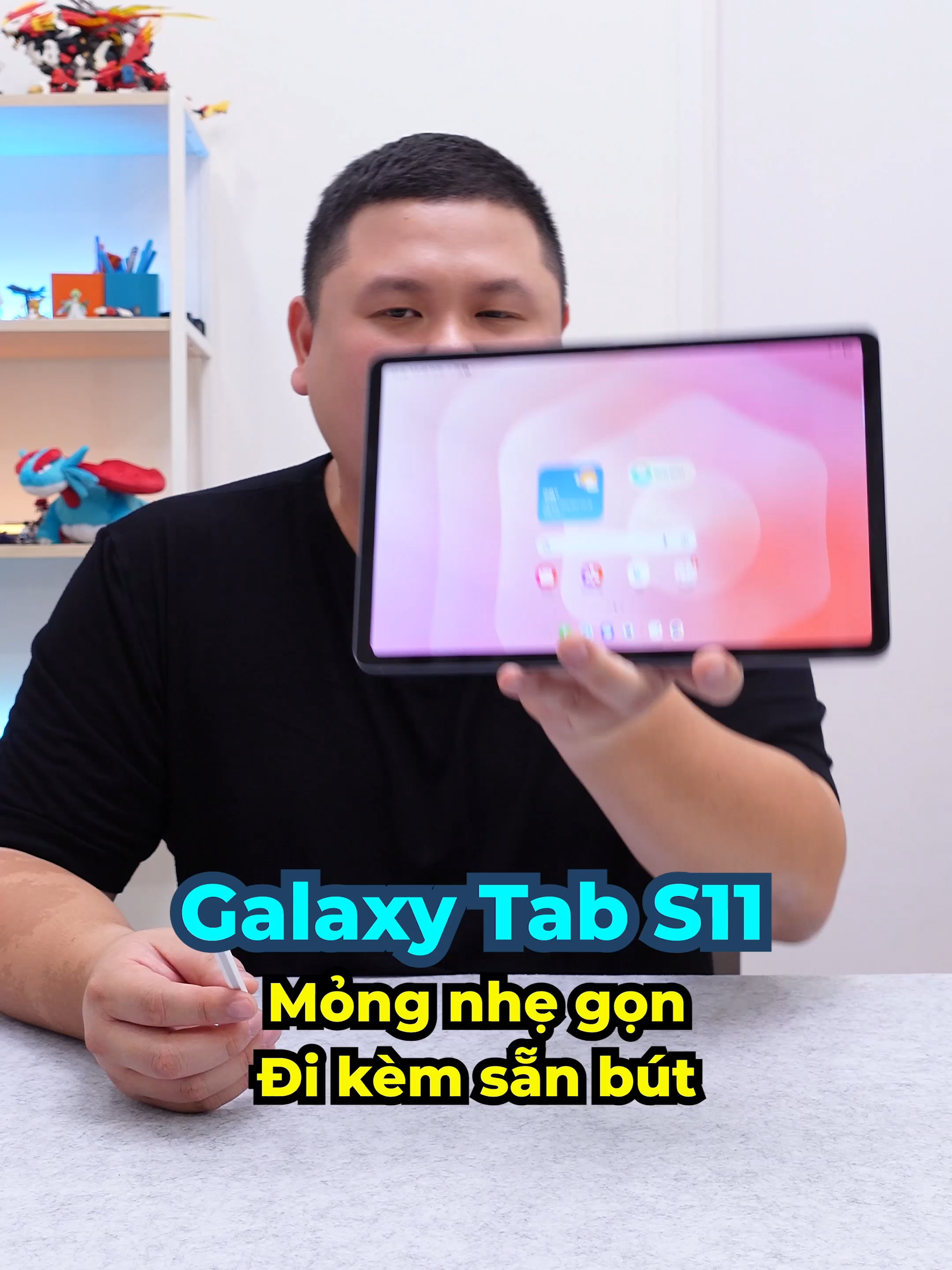 Trải nghiệm nhanh Galaxy Tab S11: mỏng hơn, màn hình tốt, có sẵn bút S Pen #LearnOnTikTok #ThanhCongNghe