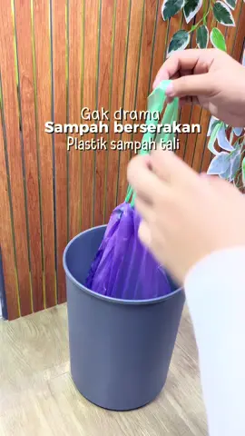 Plastik sampah yg ada talinya kayak gini gak diacak2 tikus atau kucing lg #plastiksampah #plastiksampahtali 