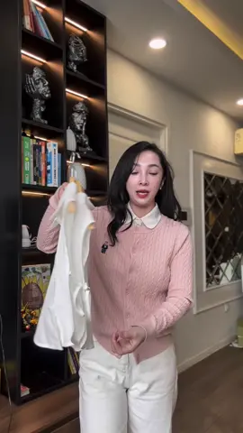 Cổ sơ mi tháo rời chất đẹp #phukienthoitrang #thoitrangnu #livetiktok #homnaymacgii 