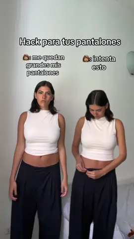 Hack para tus pantalones QUE NO SABÍAS  #stylinghacks & #FashionHacks #jeanshack #pantshack #moda