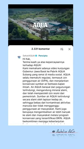 klarifikasi AQUA #aqua #fyp #kdm #fypシ゚ #trending 