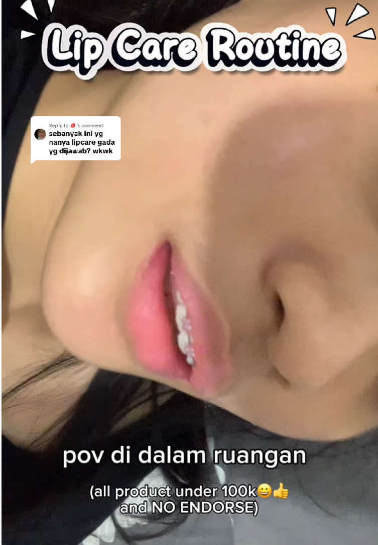 Replying to @💋  lunas ya lip care routine akuu all product under 100k and no endorse at all tenang aja, aku pake ini setiap hari, setiap pagi, dan malam. hope it helps for you to stay cantik🫶🫶🫶 #lipcareroutine #autumnglycolicacid #lipspfwardah #vaselinepotreliumjelly #lipserumpurbasari 
