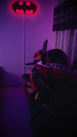 වැස්ස නිසා ගෙදර ඇතුලට වෙලා ඉන්න එයා 🌧 #repsol #cbr600 #bike #rain #views 