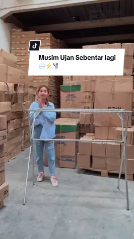 Musim ujan sebentar lagi waktunya punya Jemuran baru🥰 #jemuran #jemuranbaju #jemuranlipat #jemuranminimalis #jemuranstainless 