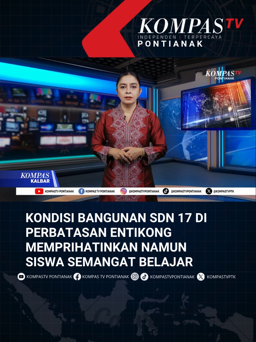 Kondisi Bangunan SDN 17 di Perbatasan Entikong Memprihatinkan Namun  Siswa Semangat Belajar #kalimantanbarat #sanggau #entikong_perbatasan_indonesia_malysia #entikong