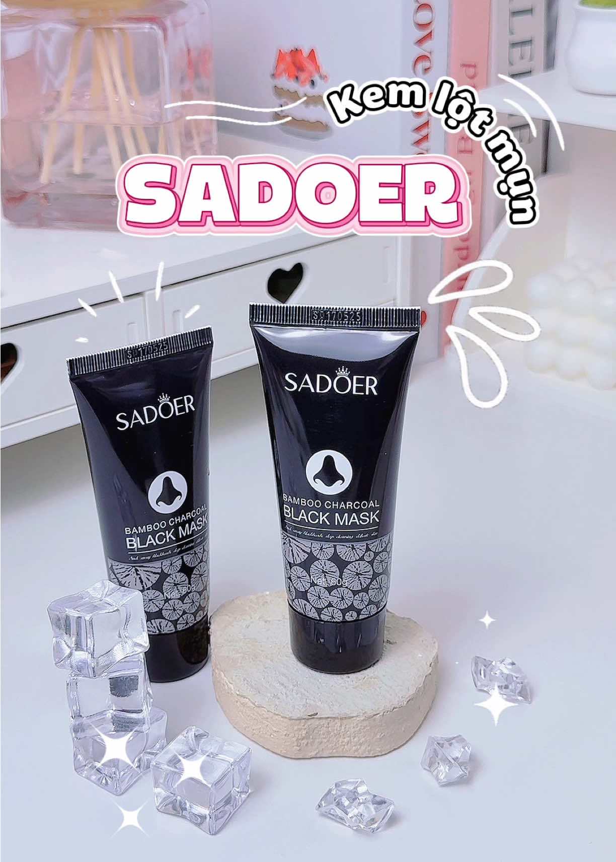 Mặt nạ lột mụn Sadoer  #kemlotmun #lotmundauden #skincare #trimun #xuhuong 
