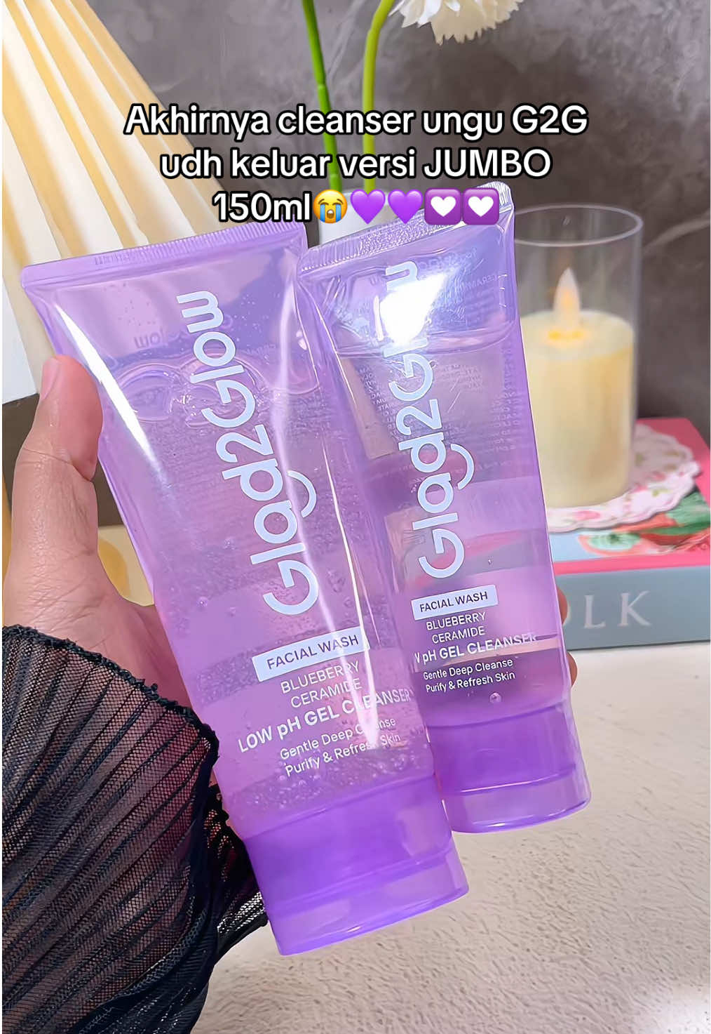 #blueberrycleanser #glad2glow #skinbarrier#atasikemerahan @glad2glow.indo