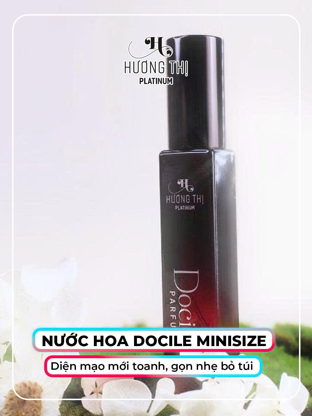 Cứ va vào “nàng thơ” Docile này là chị em nào cũng phải xiêu lòng! #huongthi #huongthiviethuong #docile #nuochoamini #nuochoahuongthi