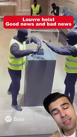 A daylight robbery at the Louvre in Paris has people in shock. Pieces of jewelry linked to Napoleon and other major French historical figures were stolen.What next? lf the robbers don't have a buyer, they're aren't getting away with as much as you'd think #greenscreen #louvre #heist #blackmarket