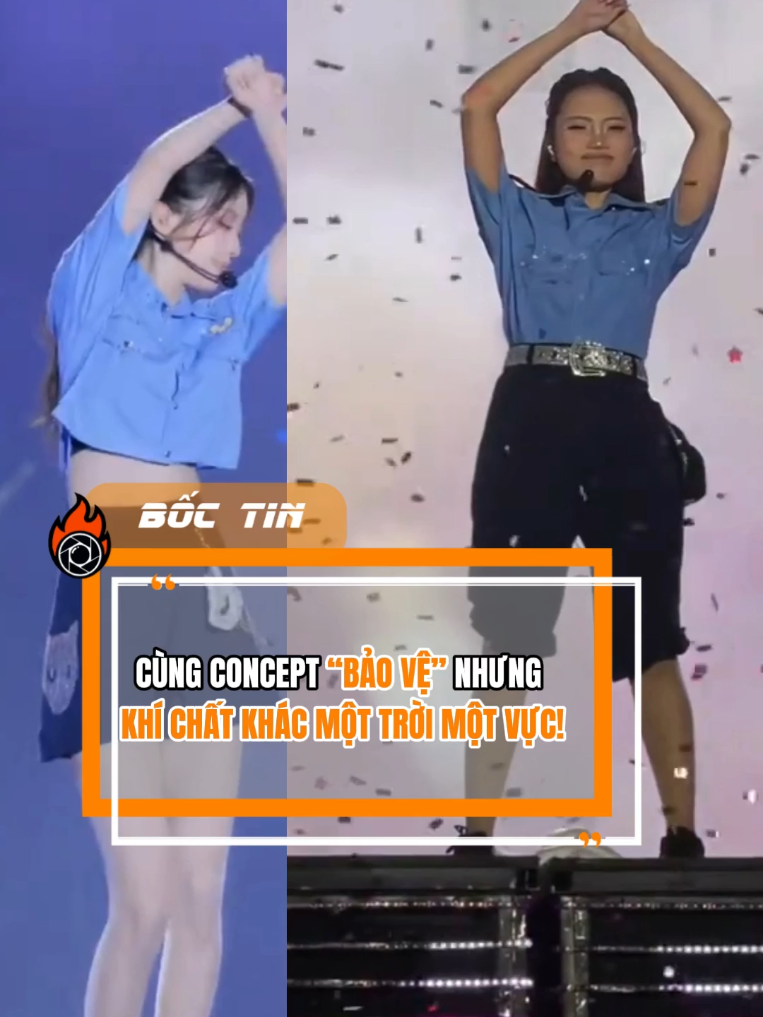 Han Sara và Phương Mỹ Chi cùng một concept nhưng khí chất một trời một vực #boctin #hansara #phuongmychi #baove #fyp #viral #showbiz #emxinhsayhi
