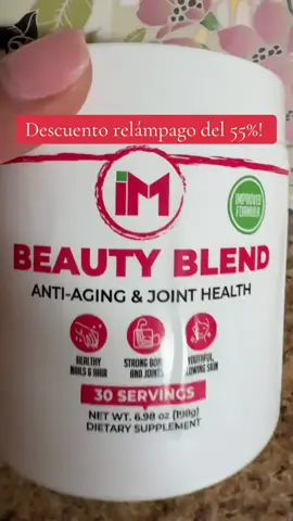 Descuento relámpago del 55%! #OfertaRelámpago #Descuento55 #BeautyBlend #CuidadoDeLaPiel #Colágeno