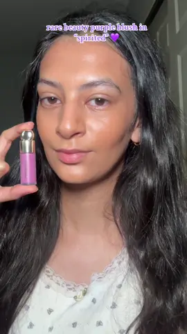 #rareroutine #rarebeauty #purpleblush #rarebeautyspirted #softpinchliquidblush @Rare Beauty @Selena Gomez 