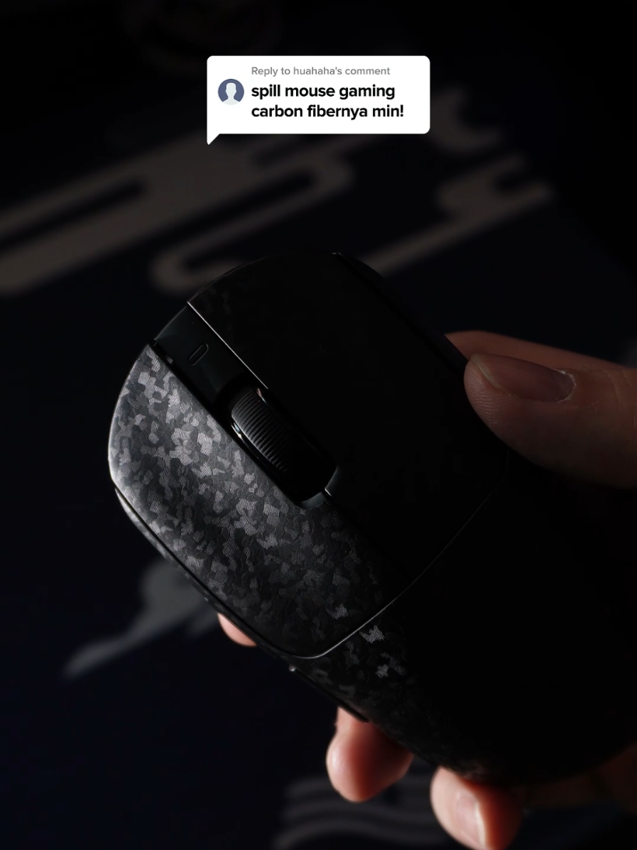 Mouse gaming carbon fiber, Ajazz AJ199 ‼️ #mousegaming #carbonfiber #ajazz #ajazz199 #ajazzindonesia 