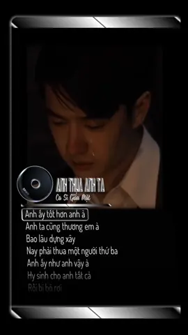 Anh ấy tốt hơn anh à anh ta cũng thương em à #nhaclyrics #nhachaymoingay #casygiaumat #nhactamtrang #nhacbuon 
