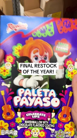 Last time to get it this year! #paletapayaso #mexicancandy #diadelosmuertos #halloween #dulcesmexicanos 