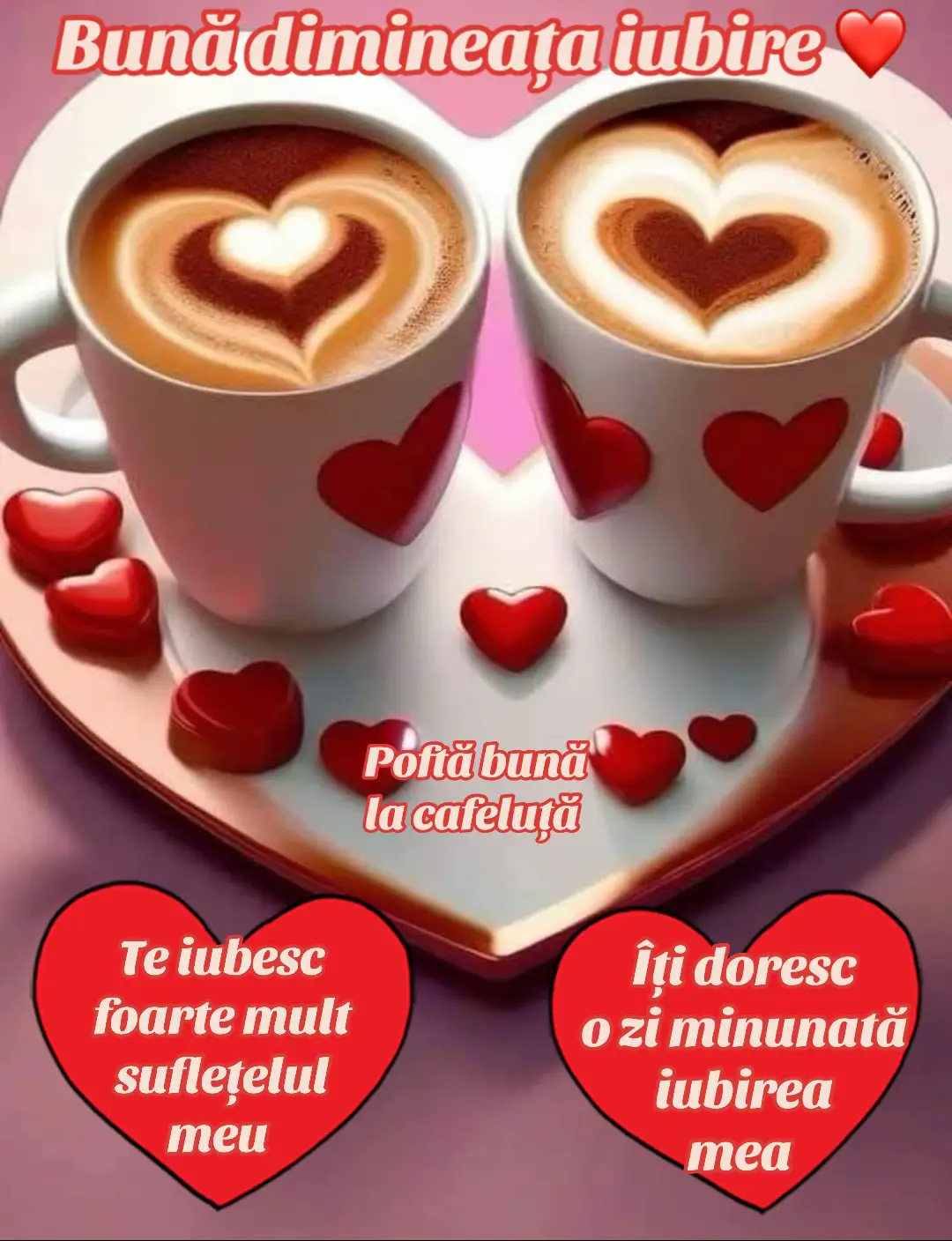 ❤️❤️❤️❤️❤️❤️ Te iubesc foarte mult suflețelul meu ❤️ ❤️❤️❤️❤️❤️❤️