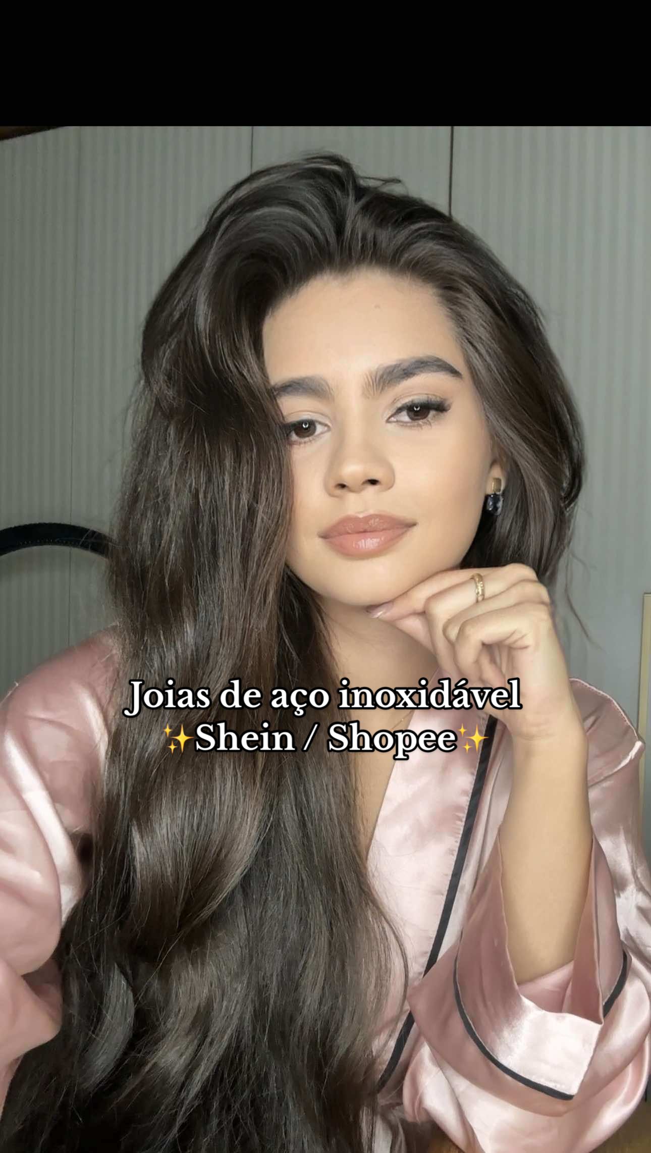 Minhas joias de aço inoxidável mais lindas ✨ #dicas #girl #joias #achados #review 