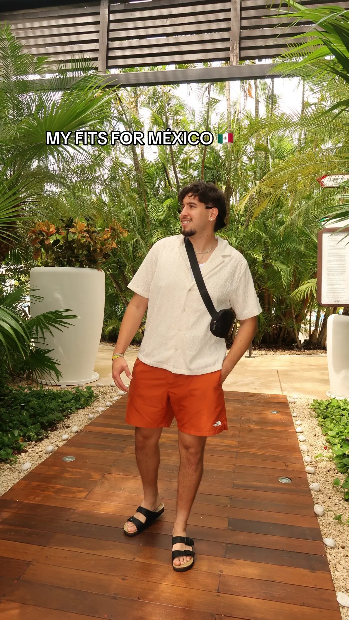 I had to bring 2 carryons because tall people clothes is twice the size 🙂‍↔️#mexico #menoutfits #cancun #parati #latino 