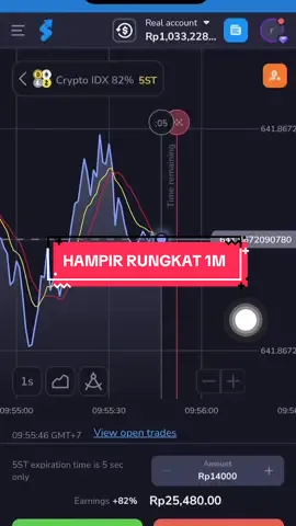 Hampir rungkat 1M genk!! #stockity #stockitytrading #tradingforex #tradingfx #fyp 