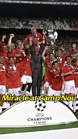 The Camp Nou Miracle: Man Utd's epic comeback against Bayern Munich, a night forever etched in memory for the Red Devils' faithful! #ManchesterUnited #UCL #FCBayern #SirAlexFerguson #CampNouMiracle