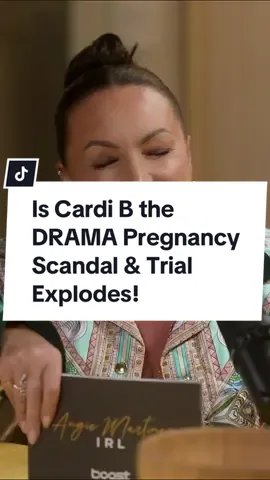 Is Cardi B the DRAMA Pregnancy Scandal & Trial Explodes!  #podcast #cardiB #amithedrama #angiemartinez #funnytiktok 