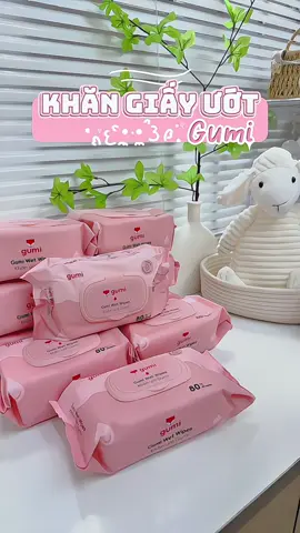 Khăn giấy ướt gumi thì ko có chỗ nào chê , đáng thử nha mấy bà #khangiayuot #khangiayuotkhongmui #Gumi 